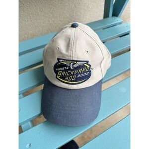 Brickyard 400 Outdoor Cap Vintage 2002 Indy Racing Nascar Strap Snapback Hat NWT
